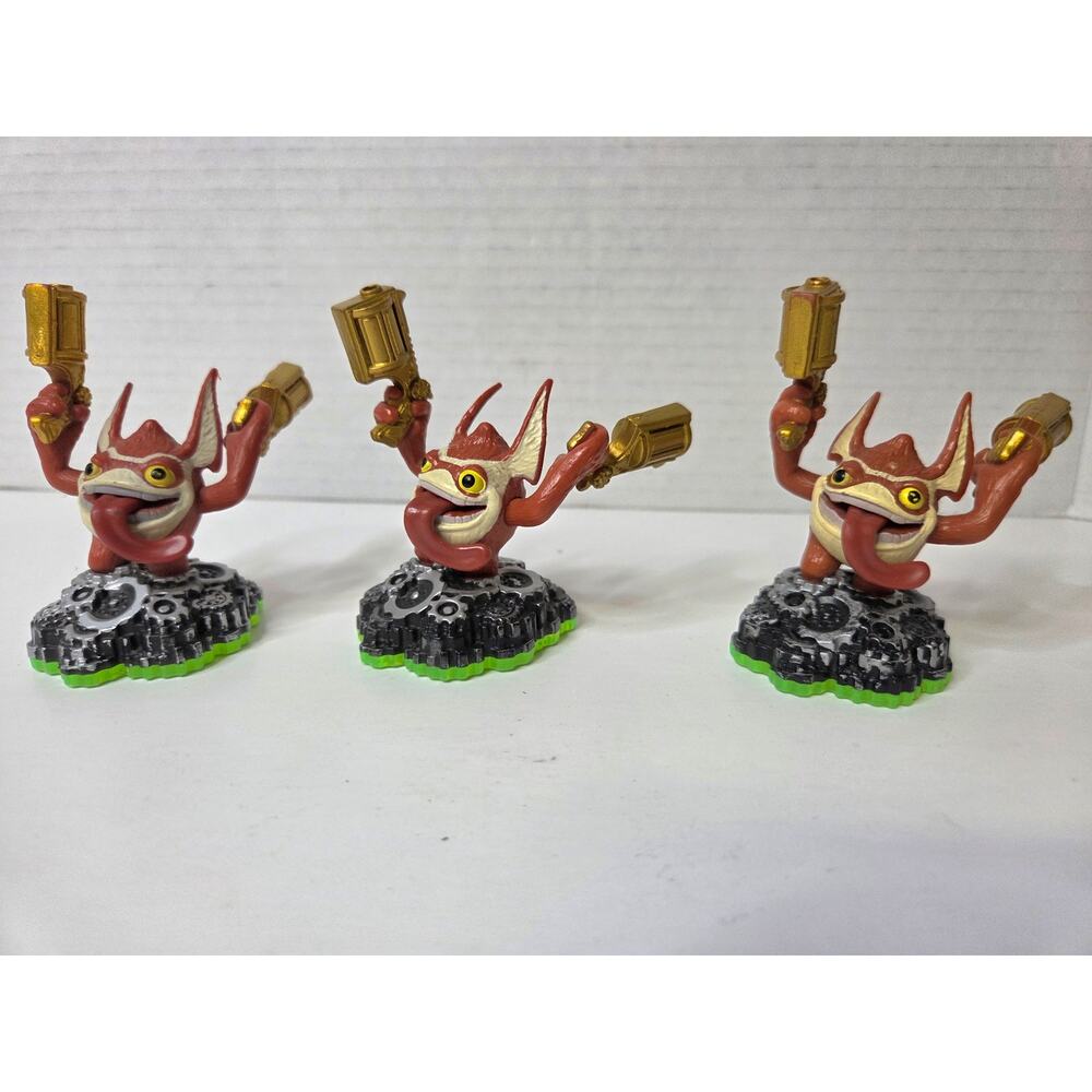 Skylanders Spyro's Adventure Trigger‎ Happy Series 1 Tech Figure Lot of 3